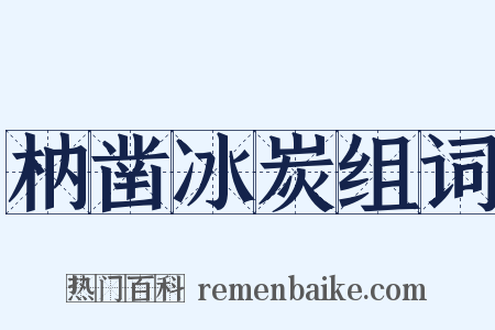 枘凿冰炭组词是什么意思的图片